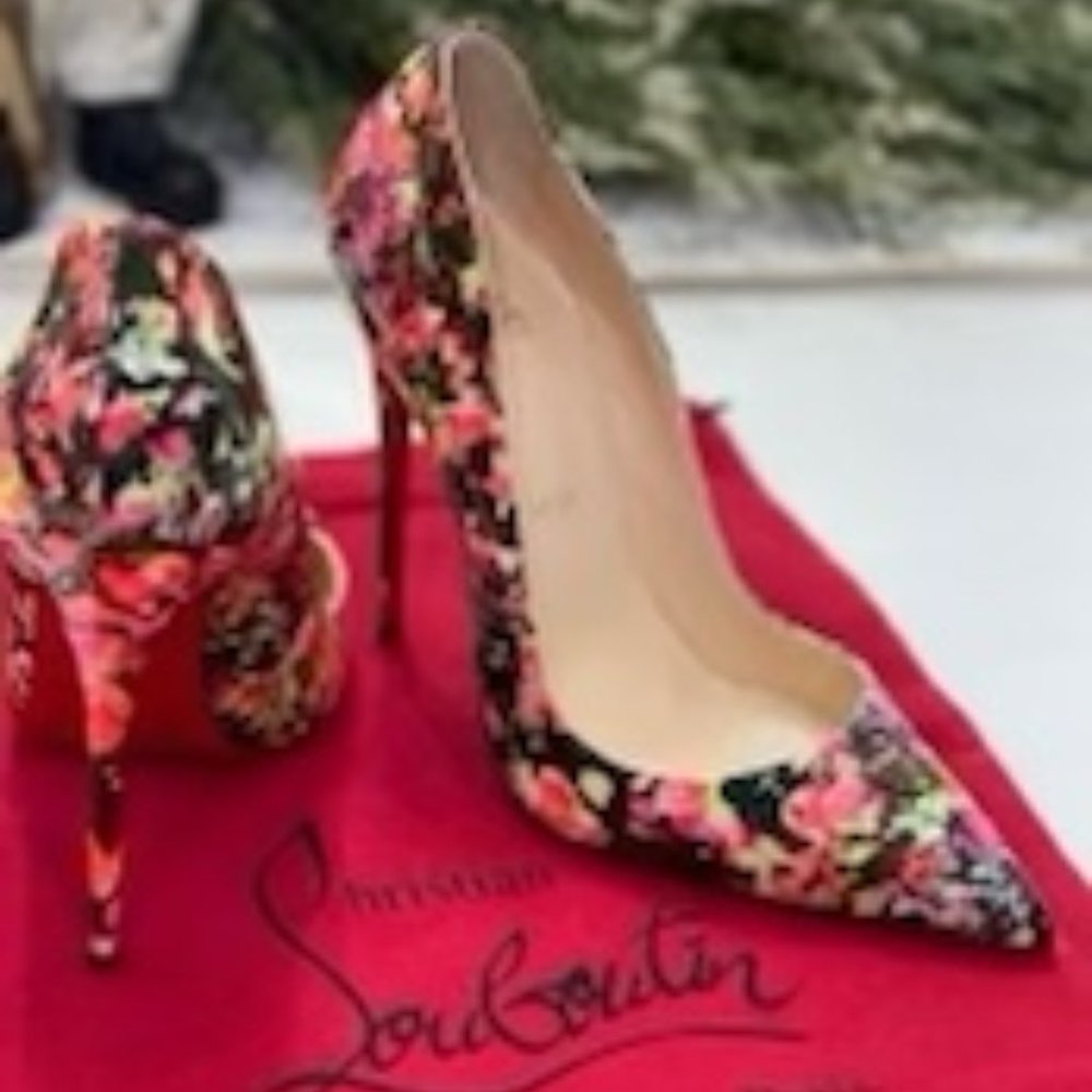 Christian Louboutin So Kate 120 Patent Granite